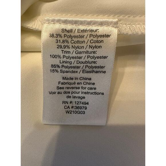 NWT Heartloom REVOLVE Size M Cammie Mini Dress White Lace Bride Minimalist - Picture 12 of 13